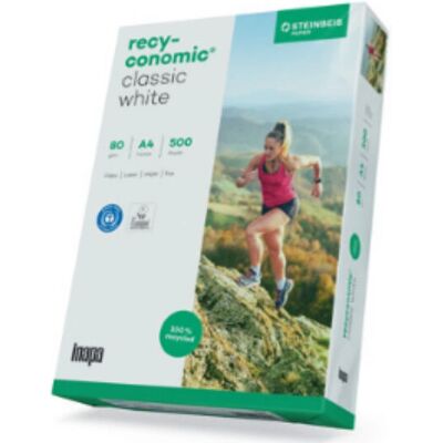 Inapa Recyeconomic Classic Blanc A4 - 3 Variantes - Publicité Inapa Recyeconomic Classic Blanc A4 - 3 Variantes - Publicité