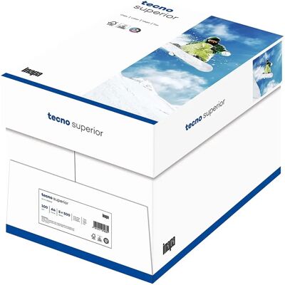 Inapa Superior: 100 g/m², A4 hochweiß, 500 Blatt - Kopierpapier Inapa Superior: 100 g/m², A4 hochweiß, 500 Blatt - Kopierpapier