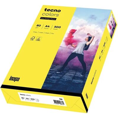 Inapa Multifunktionspapier Tecno Colors Intensiv A4 80g - Multifunction Paper Inapa Multifunktionspapier Tecno Colors Intensiv A4 80g - Multifunction Paper
