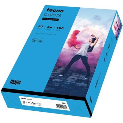 Papier multifonction Tecno Colors A4 80g - Papier polyvalent - Publicité Papier multifonction Tecno Colors A4 80g - Papier polyvalent - Publicité