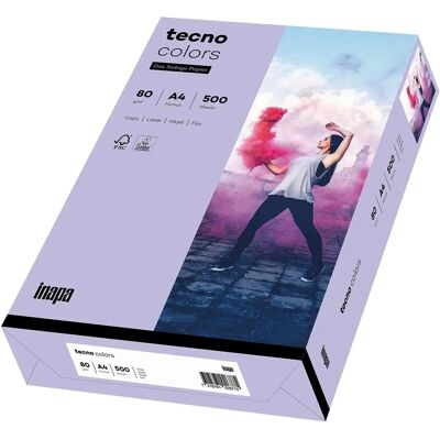 Inapa Couleurs A4 Violet - 80g/m² - 500 Feuilles - Papier Multifonction - Publicité Inapa Couleurs A4 Violet - 80g/m² - 500 Feuilles - Papier Multifonction - Publicité