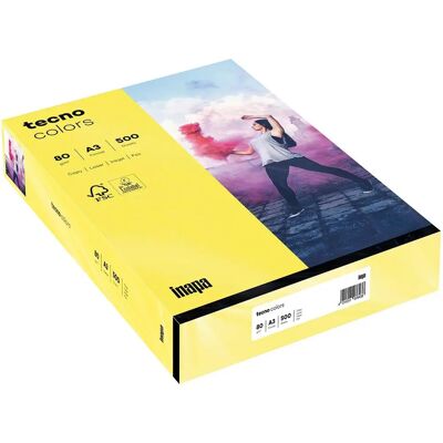 Inapa Gelbes A3 Kopierpapier 80g/m² - Kopierpapier Inapa Gelbes A3 Kopierpapier 80g/m² - Kopierpapier