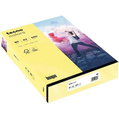 Inapa - Tecno Colors - A3 - 80 g/m² - Multifunktionspapier Inapa - Tecno Colors - A3 - 80 g/m² - Multifunktionspapier