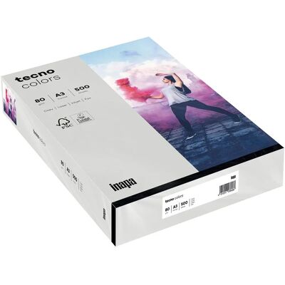 Inapa Graues A3 Kopierpapier 80 g/m² - 500 Blatt Inapa Graues A3 Kopierpapier 80 g/m² - 500 Blatt