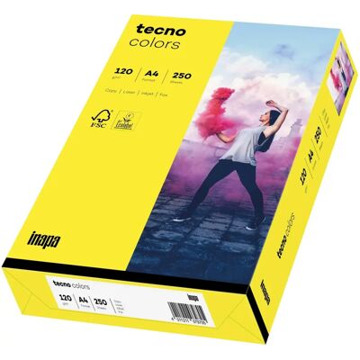 Inapa tecno colors Intensiv A4 120g/m² - Papier multifonction - Publicité Inapa tecno colors Intensiv A4 120g/m² - Papier multifonction - Publicité