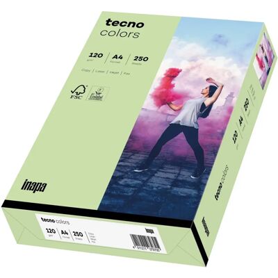 Inapa Multifunktionspapier Tecno Colors - A4 120g/m² - 250 Blatt Inapa Multifunktionspapier Tecno Colors - A4 120g/m² - 250 Blatt