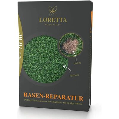 Loretta Rasen-Reparatur PREMIUM-Rasensamen mit Mantelsaat - Rasen-Reparatur Seeds Loretta Rasen-Reparatur PREMIUM-Rasensamen mit Mantelsaat - Rasen-Reparatur Seeds