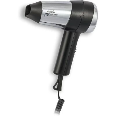 Starmix TFC12sw/chr - Hand-Haartrockner - 1200W, Schwarz, 4 Geschwindigkeitsstufen, Faltbar Starmix TFC12sw/chr - Hand-Haartrockner - 1200W, Schwarz, 4 Geschwindigkeitsstufen, Faltbar
