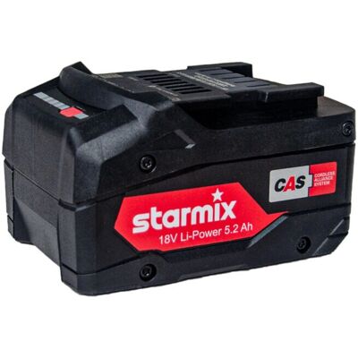 Starmix 18V Werkzeugakku - Li-Power 5,2 Ah Starmix 18V Werkzeugakku - Li-Power 5,2 Ah