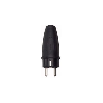 Merten 122151 Elektrischer Stecker - Gummi, Schwarz, IP44 Merten 122151 Elektrischer Stecker - Gummi, Schwarz, IP44