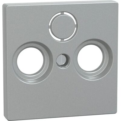 Merten Aluminium Central Plate - Antenna System - Sat/TV/Radio - IP20 Merten Aluminium Central Plate - Antenna System - Sat/TV/Radio - IP20