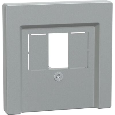 Merten 297960 - Aluminium Central Plate for TAE/USB - Electrical Wall Plate Merten 297960 - Aluminium Central Plate for TAE/USB - Electrical Wall Plate