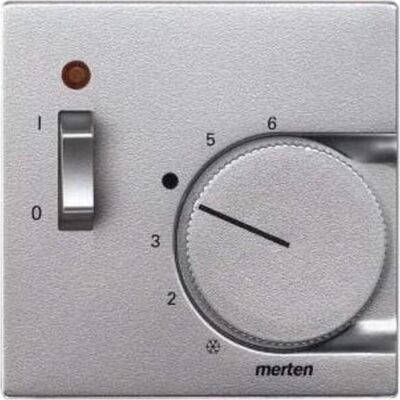 Merten - 536160 Aluminium Zentralplatte für Raumthermostat - System M Merten - 536160 Aluminium Zentralplatte für Raumthermostat - System M