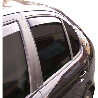 Deflectores de Ventana Oscuros ClimAir - Traseros para Hyundai Ioniq 5 Deflectores de Ventana Oscuros ClimAir - Traseros para Hyundai Ioniq 5