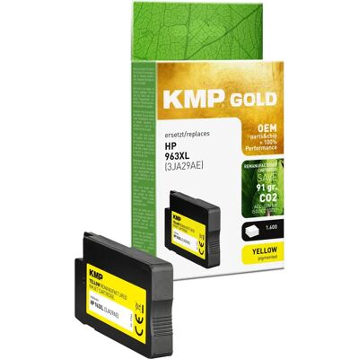 KMP 1766,6009 Tintenpatrone - Hochleistung Gelb für OfficeJet Pro 9020 KMP 1766,6009 Tintenpatrone - Hochleistung Gelb für OfficeJet Pro 9020