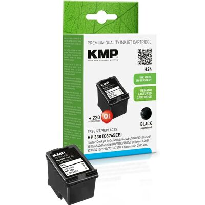 Cartuccia inchiostro KMP H24 - Nera - Compatibile con HP 338 Cartuccia inchiostro KMP H24 - Nera - Compatibile con HP 338