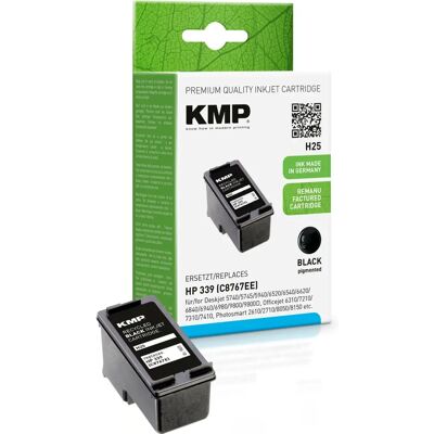 KMP H25 Tintenpatrone - Hohe Kapazität - Schwarz - Kompatibel - Für HP Drucker KMP H25 Tintenpatrone - Hohe Kapazität - Schwarz - Kompatibel - Für HP Drucker