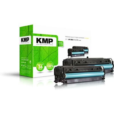 Cartuccia toner KMP - Compatibile con HP 305X (CE410X) 2-pack Cartuccia toner KMP - Compatibile con HP 305X (CE410X) 2-pack