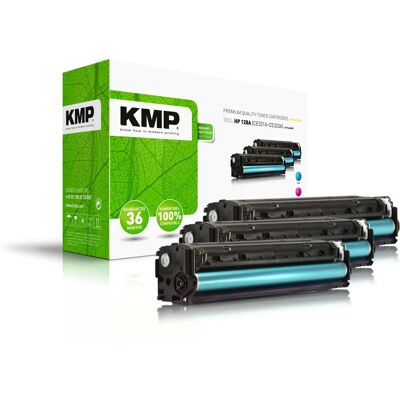 Cartouche de toner KMP H-T144CMY - Cyan, Magenta, Jaune - Fournitures d'impression Cartouche de toner KMP H-T144CMY - Cyan, Magenta, Jaune - Fournitures d'impression