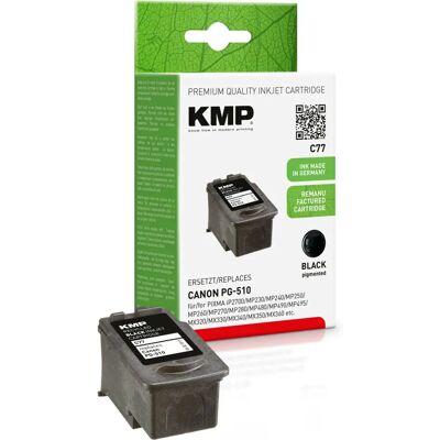 Cartouche d'encre KMP C77 - Noir pour Canon Pixma IP2700/MP240 Cartouche d'encre KMP C77 - Noir pour Canon Pixma IP2700/MP240