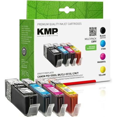 Cartouche d'encre KMP 1518 0050 - Noir, Cyan, Magenta, Jaune - Publicité Cartouche d'encre KMP 1518 0050 - Noir, Cyan, Magenta, Jaune - Publicité
