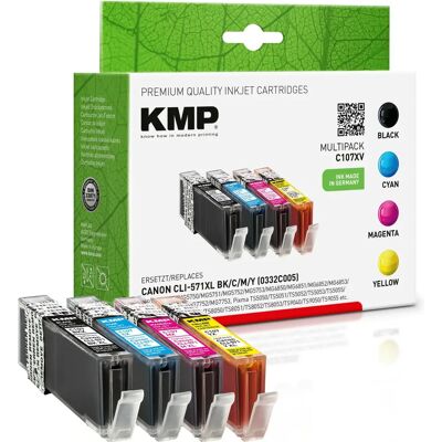 KMP C107XV tuszowe wkład - Wielopak o wysokiej wydajności KMP C107XV tuszowe wkład - Wielopak o wysokiej wydajności