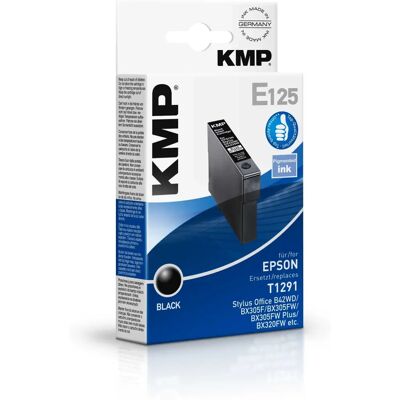 Cartouche d'encre KMP E125 - Noir - Accessoires d'impression Cartouche d'encre KMP E125 - Noir - Accessoires d'impression