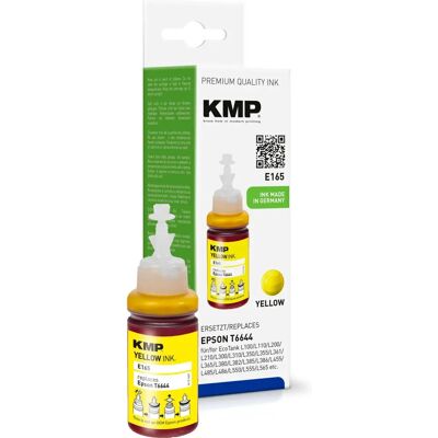 Cartouche d'encre jaune KMP E165 - Accessoire pour imprimante Cartouche d'encre jaune KMP E165 - Accessoire pour imprimante