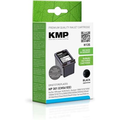 KMP H135 Schwarze Tintenpatrone - Druckerpatrone für HP KMP H135 Schwarze Tintenpatrone - Druckerpatrone für HP