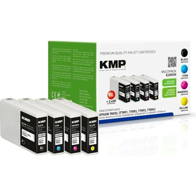 KMP E220VXX Cartuccia d'inchiostro - Nero, Ciano, Magenta, Giallo - Cartuccia di inchiostro KMP E220VXX Cartuccia d'inchiostro - Nero, Ciano, Magenta, Giallo - Cartuccia di inchiostro