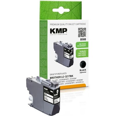 Cartouche d'encre KMP B58B - Compatible, Noir, 550 Pages Cartouche d'encre KMP B58B - Compatible, Noir, 550 Pages