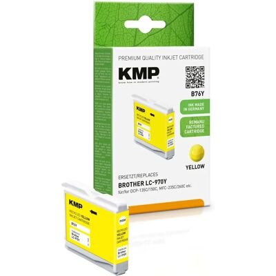 KMP B76Y Cartouche d'encre - Jaune - Compatibilité Brother DCP, MFC - Publicité KMP B76Y Cartouche d'encre - Jaune - Compatibilité Brother DCP, MFC - Publicité