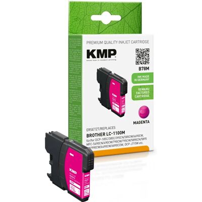Cartouche d'encre KMP B78M - Magenta - Compatible - 5.1ml - Publicité Cartouche d'encre KMP B78M - Magenta - Compatible - 5.1ml - Publicité