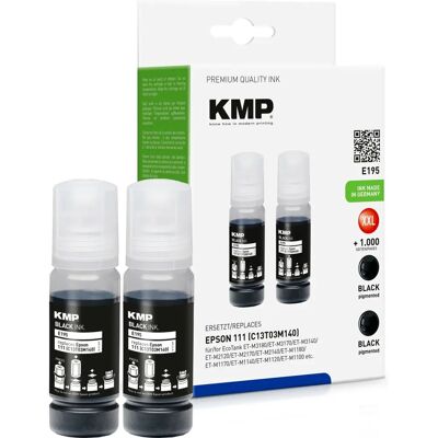 Cartuccia d'inchiostro KMP E195 - Confezione da 2 - Nero - 140ml - Alta qualità Cartuccia d'inchiostro KMP E195 - Confezione da 2 - Nero - 140ml - Alta qualità