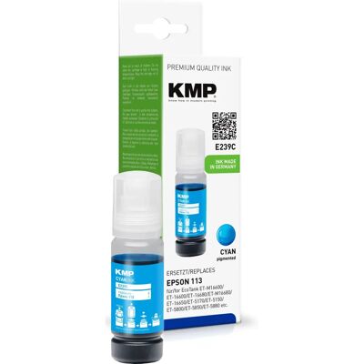 Cartouche d'encre cyan KMP 1655,0003 - 6000 pages Cartouche d'encre cyan KMP 1655,0003 - 6000 pages