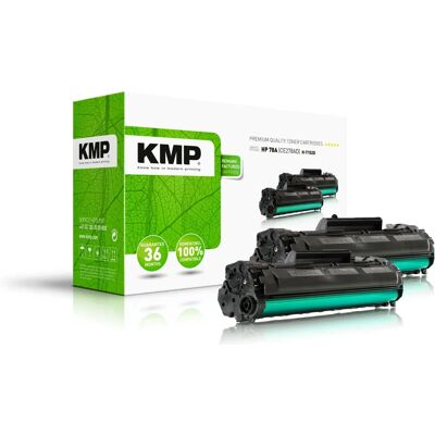 KMP H-T152D Cartouche de toner - Noir, Pack de 2, Compatible HP KMP H-T152D Cartouche de toner - Noir, Pack de 2, Compatible HP