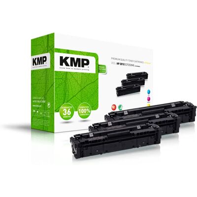 Cartouche de toner KMP H-T215VX - Cyan, Magenta, Jaune - Compatible HP 201X Cartouche de toner KMP H-T215VX - Cyan, Magenta, Jaune - Compatible HP 201X
