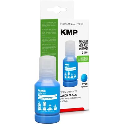 Cartouche d'encre cyan KMP GI56C - Compatible, 14.000 pages Cartouche d'encre cyan KMP GI56C - Compatible, 14.000 pages