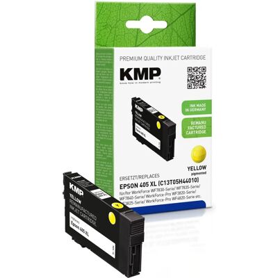 Cartouche d'encre jaune KMP - Compatible avec Epson 405XL, T05H4, 1656,4009 Cartouche d'encre jaune KMP - Compatible avec Epson 405XL, T05H4, 1656,4009
