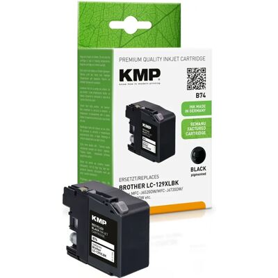 Cartuccia d'inchiostro KMP B74 - Alta resa (XL) - Nero Cartuccia d'inchiostro KMP B74 - Alta resa (XL) - Nero