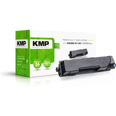 KMP Printtechnik Cartucho de tóner negro - Compatible con KYOCERA TK-1160 KMP Printtechnik Cartucho de tóner negro - Compatible con KYOCERA TK-1160