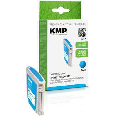 Cartuccia inchiostro ciano KMP H32 - Compatibile - 17ml - OfficeJet Cartuccia inchiostro ciano KMP H32 - Compatibile - 17ml - OfficeJet