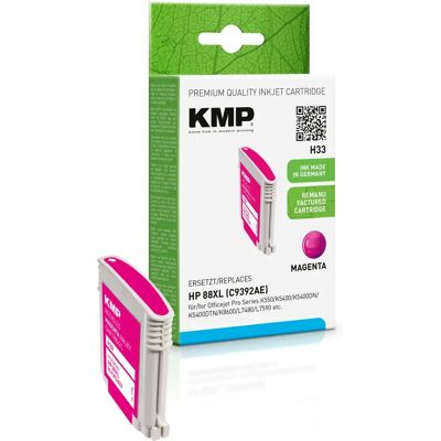 Cartuccia d'inchiostro magenta KMP H33 - Compatibile - circa 1980 pagine Cartuccia d'inchiostro magenta KMP H33 - Compatibile - circa 1980 pagine