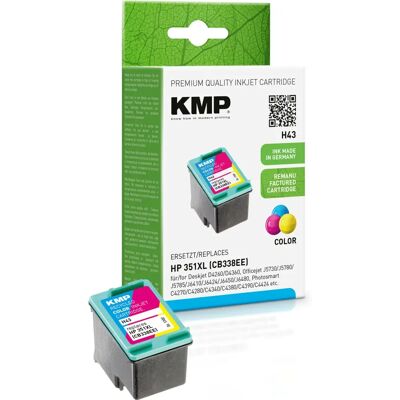 KMP H43 Tintenpatrone - Cyan, Magenta, Gelb - Druckerpatrone KMP H43 Tintenpatrone - Cyan, Magenta, Gelb - Druckerpatrone