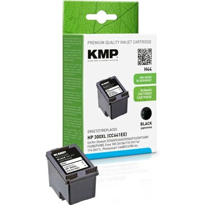 Cartouche d'encre KMP H44 - Compatible avec HP 300XL - Noir Cartouche d'encre KMP H44 - Compatible avec HP 300XL - Noir