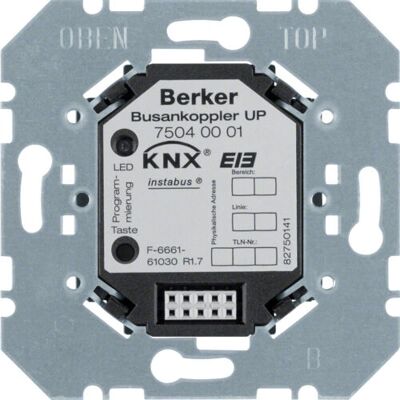 Berker 75040001 KNX Busankoppler - Elektrischer Schalter Berker 75040001 KNX Busankoppler - Elektrischer Schalter