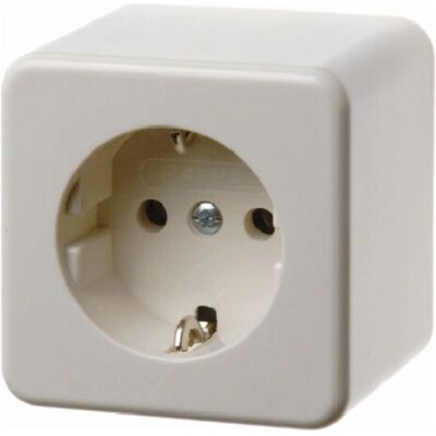 Berker 470040 Enchufe Blanco - Contacto de protección Berker 470040 Enchufe Blanco - Contacto de protección