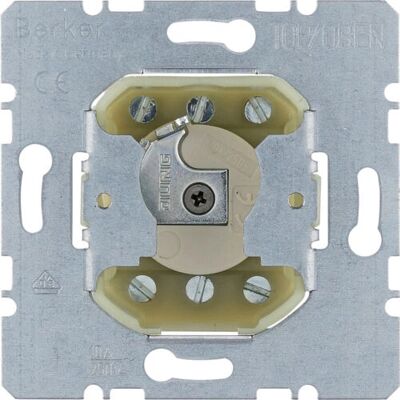 Hager 382210 Piastra a Parete - Interruttore - Chiave a 2 Poli Hager 382210 Piastra a Parete - Interruttore - Chiave a 2 Poli