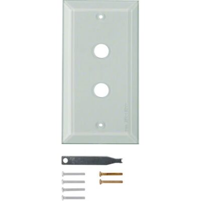 Interrupteur lumineux en verre Hager 1321 - IP20 - Transparent - Publicité Interrupteur lumineux en verre Hager 1321 - IP20 - Transparent - Publicité