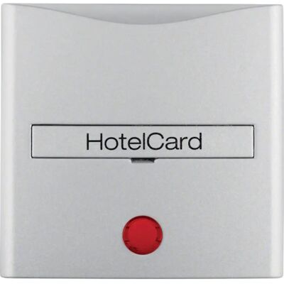 Berker 16401404 Aluminium Wandplatte - Schalterabdeckung - Hotelcard Berker 16401404 Aluminium Wandplatte - Schalterabdeckung - Hotelcard